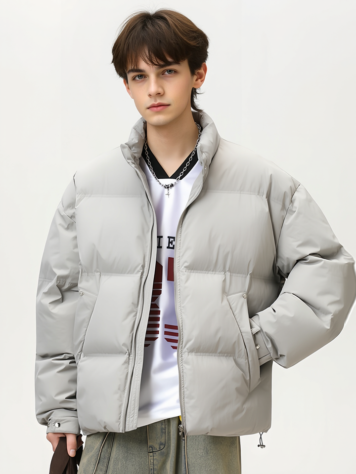 Multicolor Simplicity Loose Cotton Clothes Coat