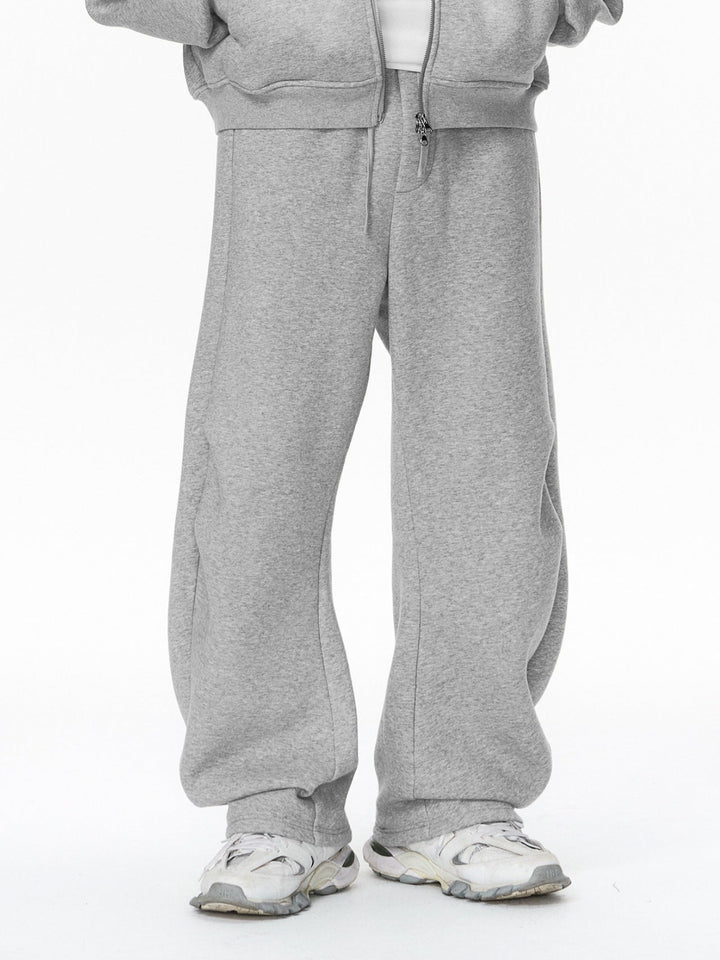 Double Pleat Machete Plush Casual Sweatpants