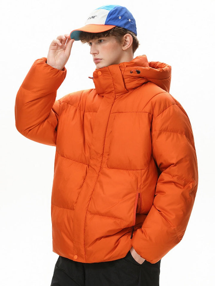 Dopamine Outdoor Three Defenses Multiple Pockets Hooded Cotton Clothes Coat