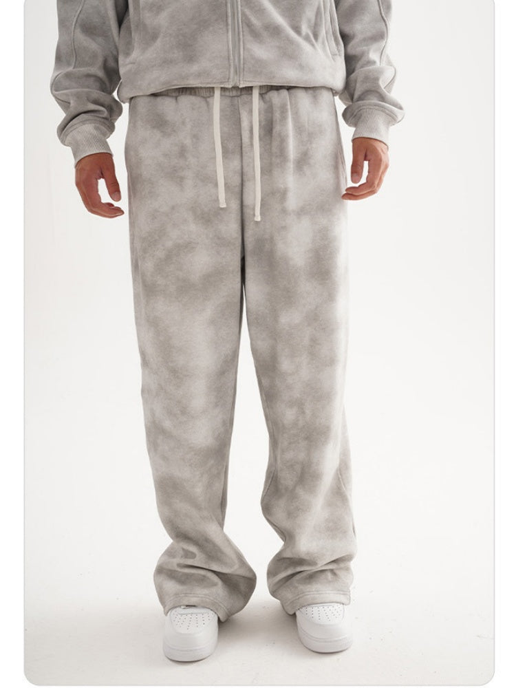 Tie-Dye Grey Sweatpants