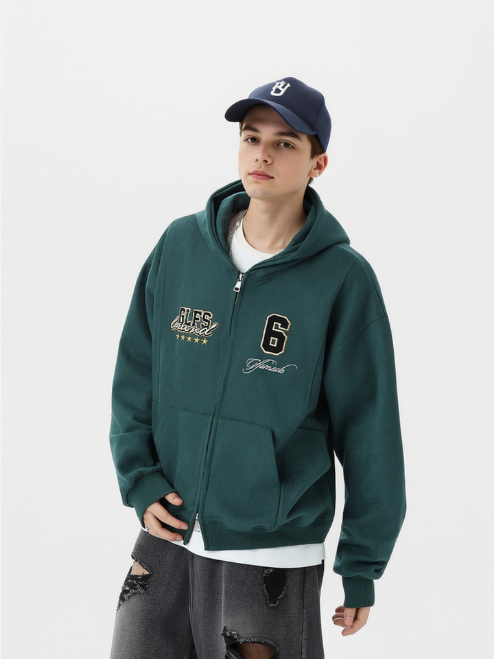 Embroidered Hoodies Jackets