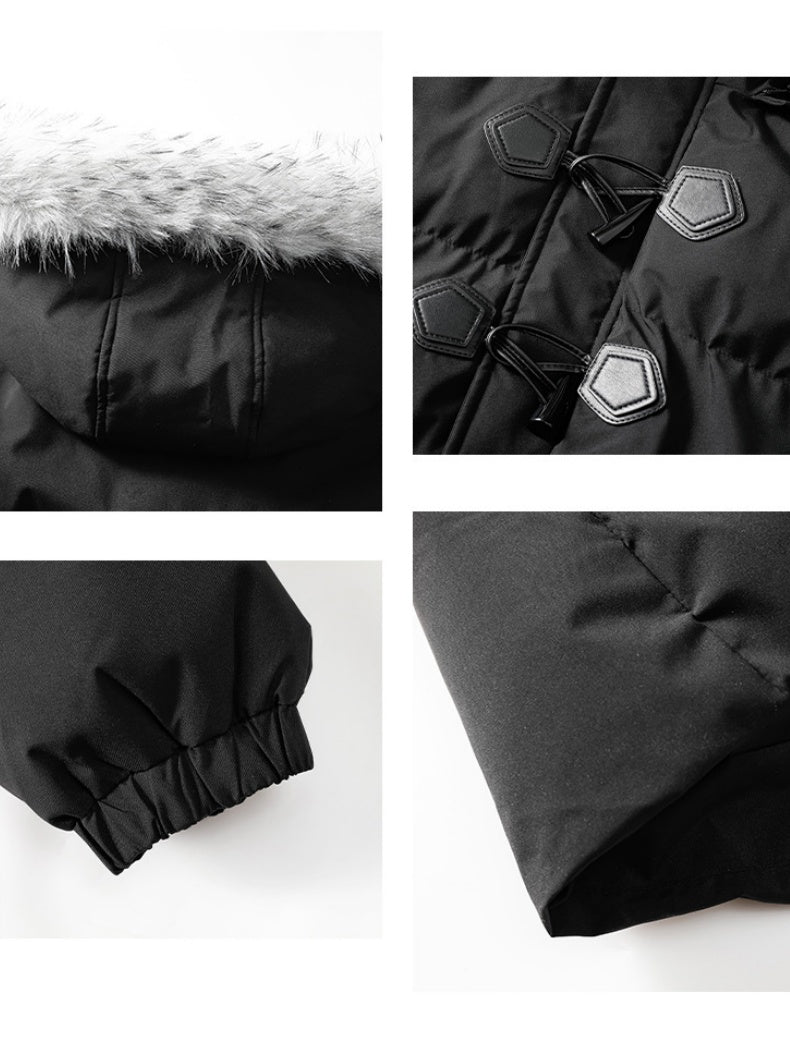 Extended Thickening Protection From Cold Keep Warm Mid-length Coat