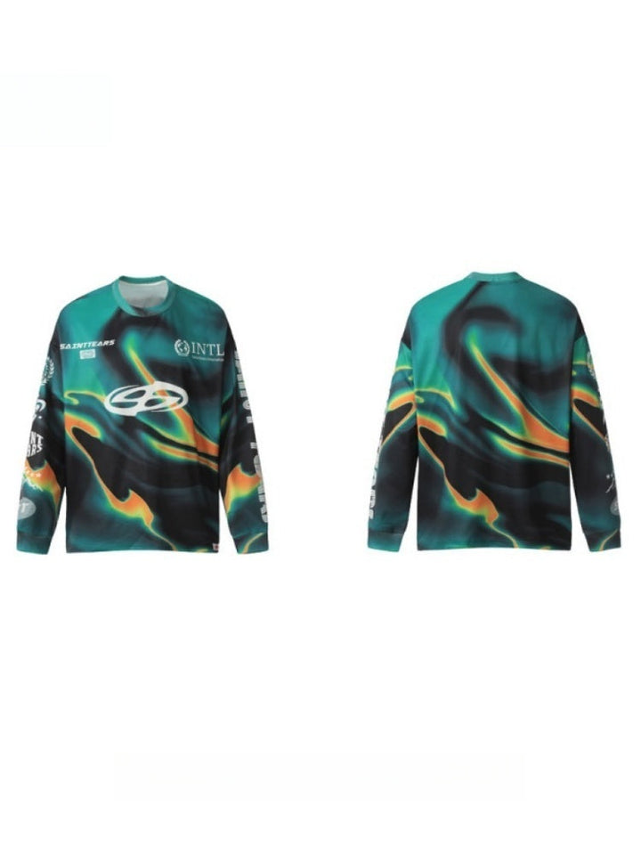 Liber Autumn Neutral wear Printed Letter T-shirts