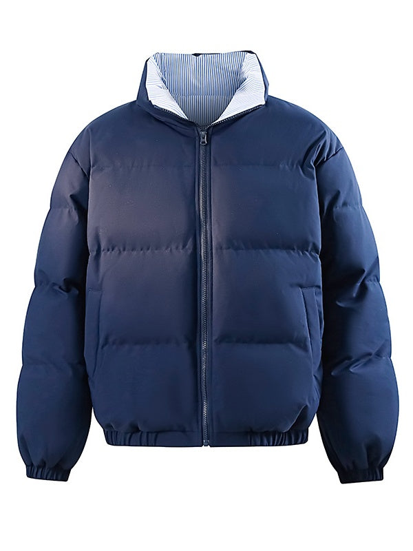 Retro Simplicity Loose Cotton-padded Jacket