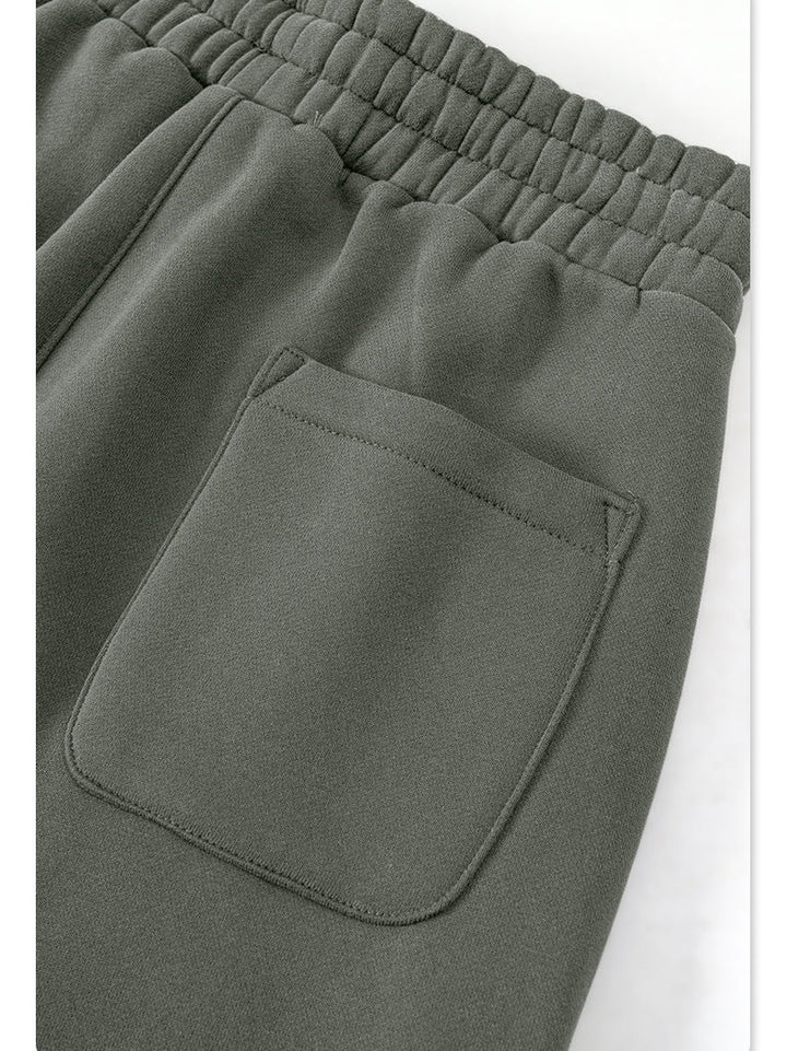 Loose Plush All-match Straight-leg Sweatpants