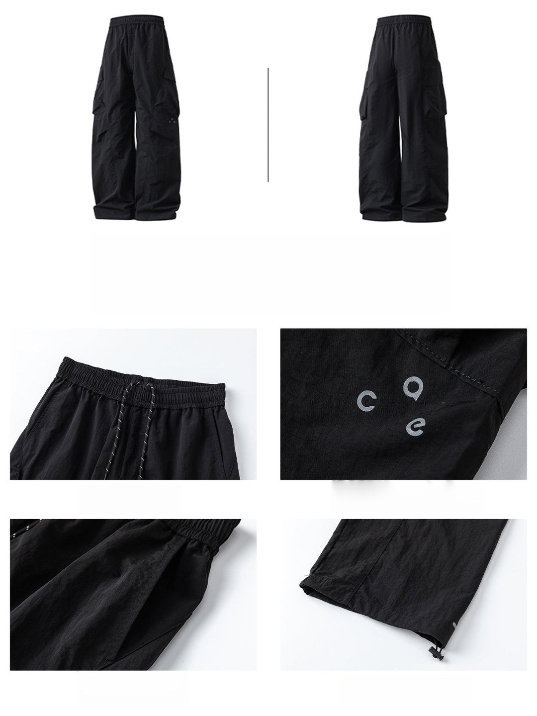 Outdoor Water-repellent Side patch pockets Tooling Loose Versatile trousers