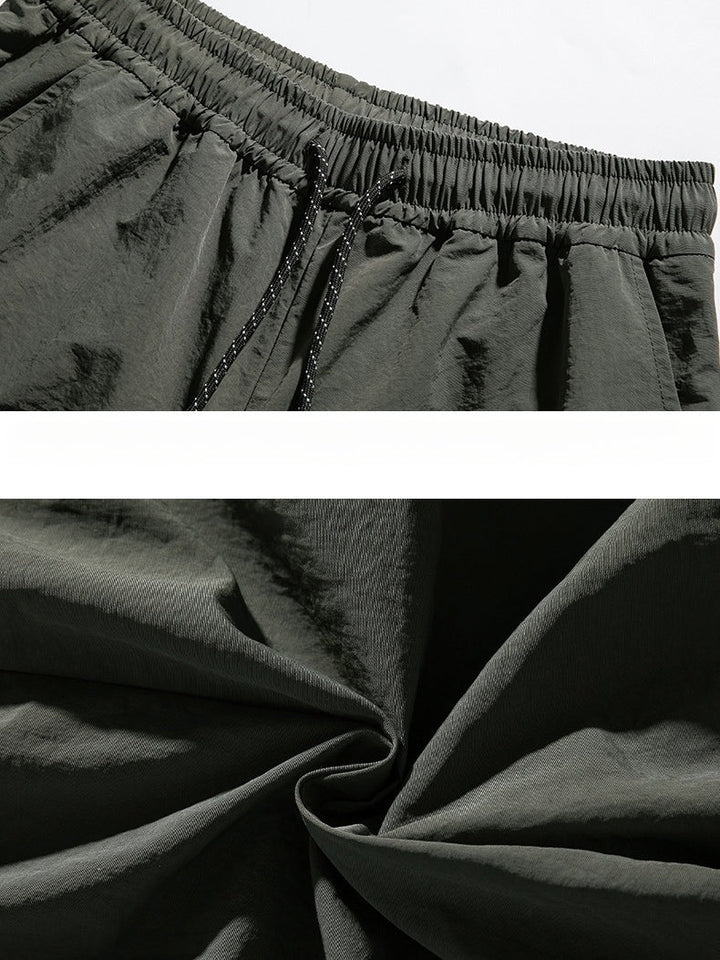 Gathering Adjustable Foot Opening Water-repellent Cargo Trousers