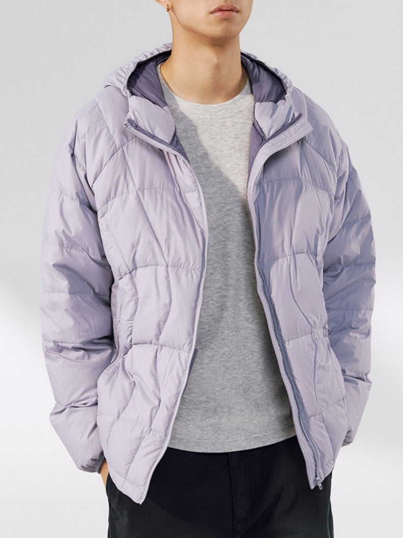 Dandelion Lightweight 90 Velvet Storage Down Hooded Jacket