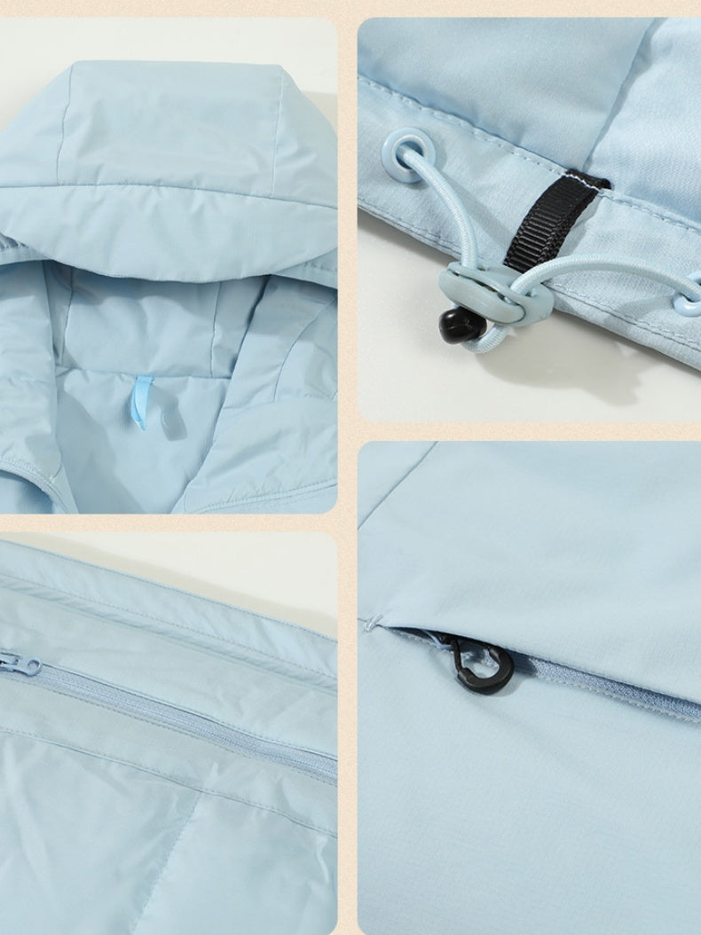 Lightweight 3M Hooded Outdoor Mountain Climbing Travel Windproof Cotton-padded Clothes Jackets