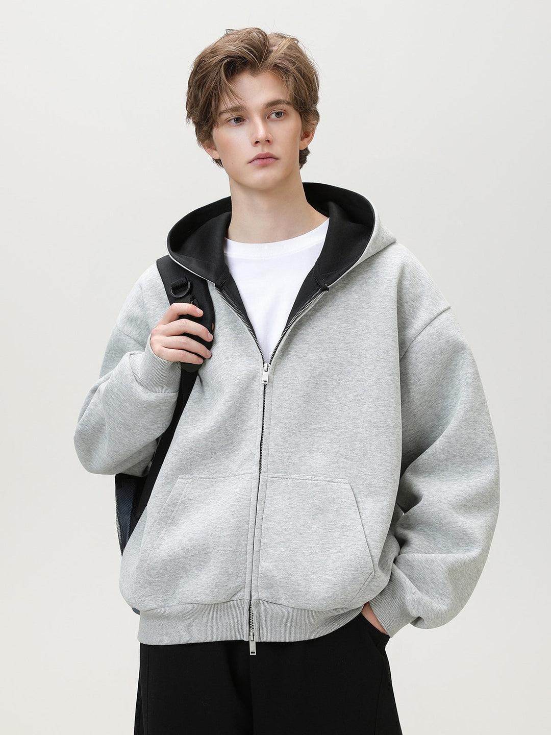 Liber Autumn Men's Solid Color Jackets