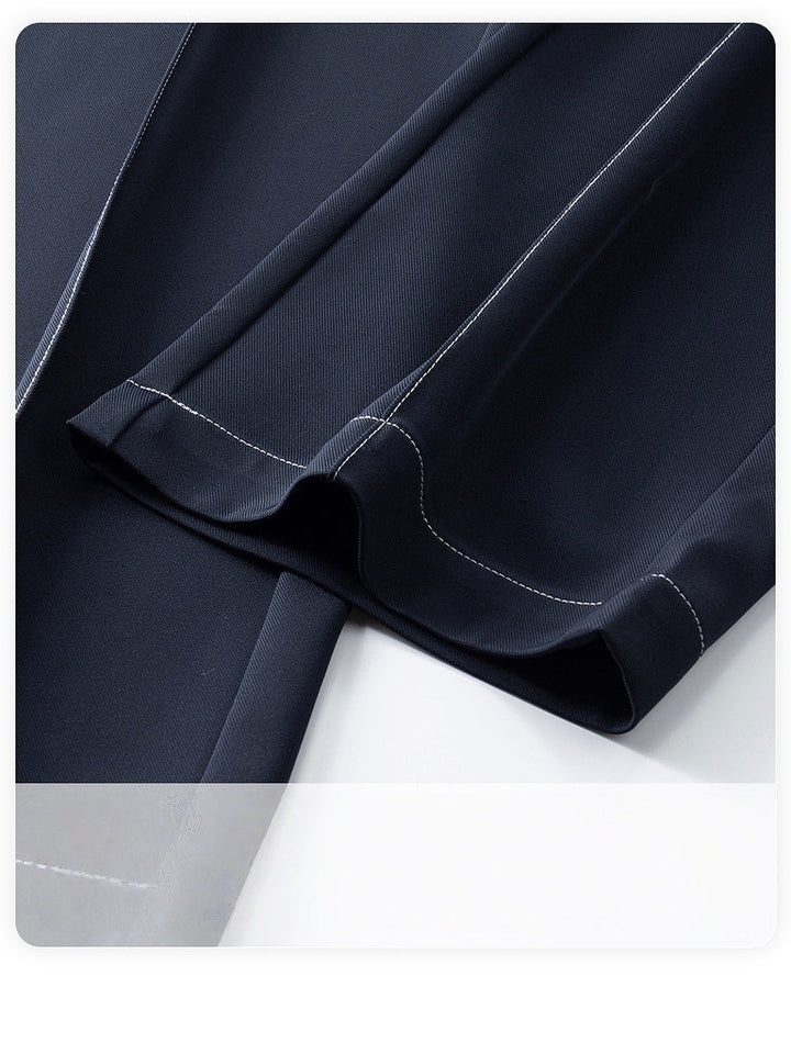 Liber Autumn Men's Ming line Solid Color Pants