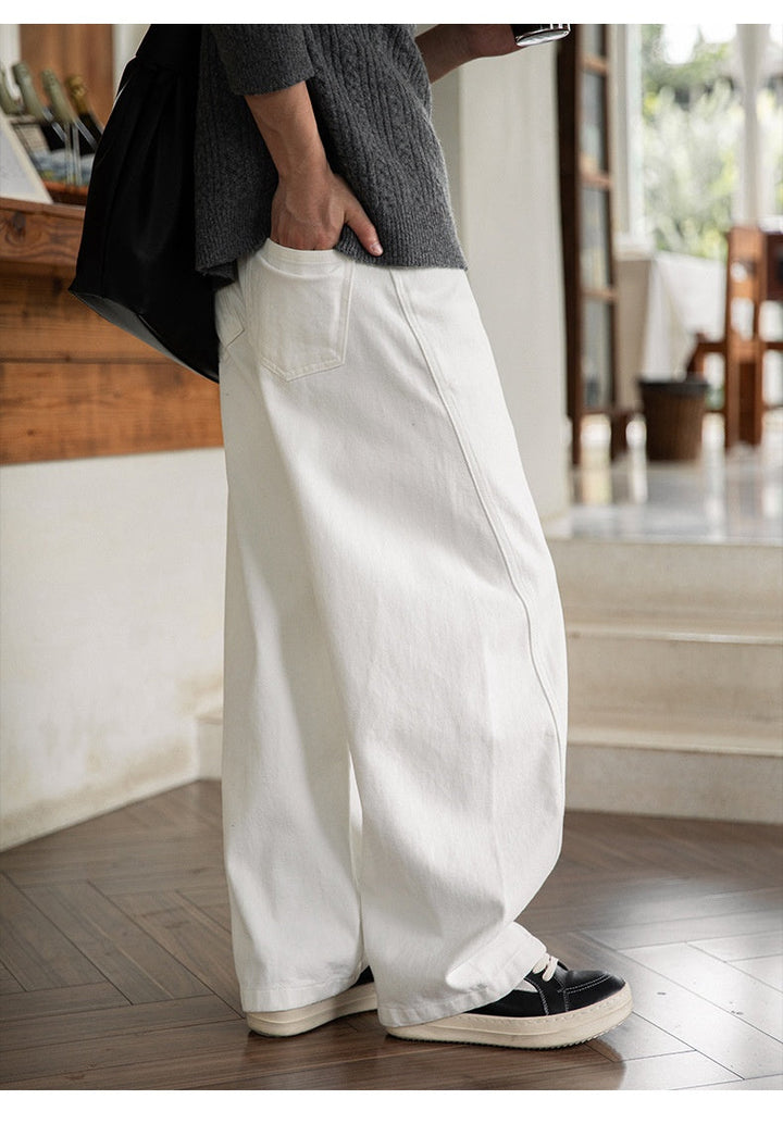 Liber Autumn Men's None Solid Color Pants