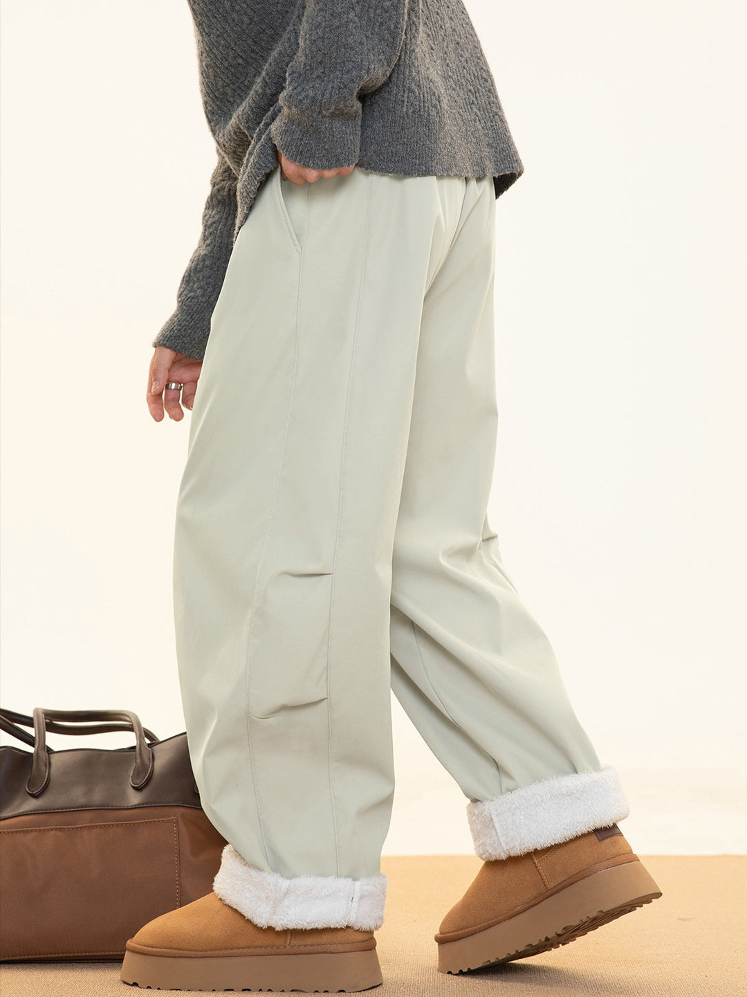 City Commuting Gathering Plush Machete Pants