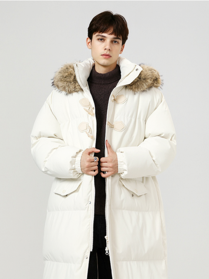 Extended Thickening Protection From Cold Keep Warm Mid-length Coat