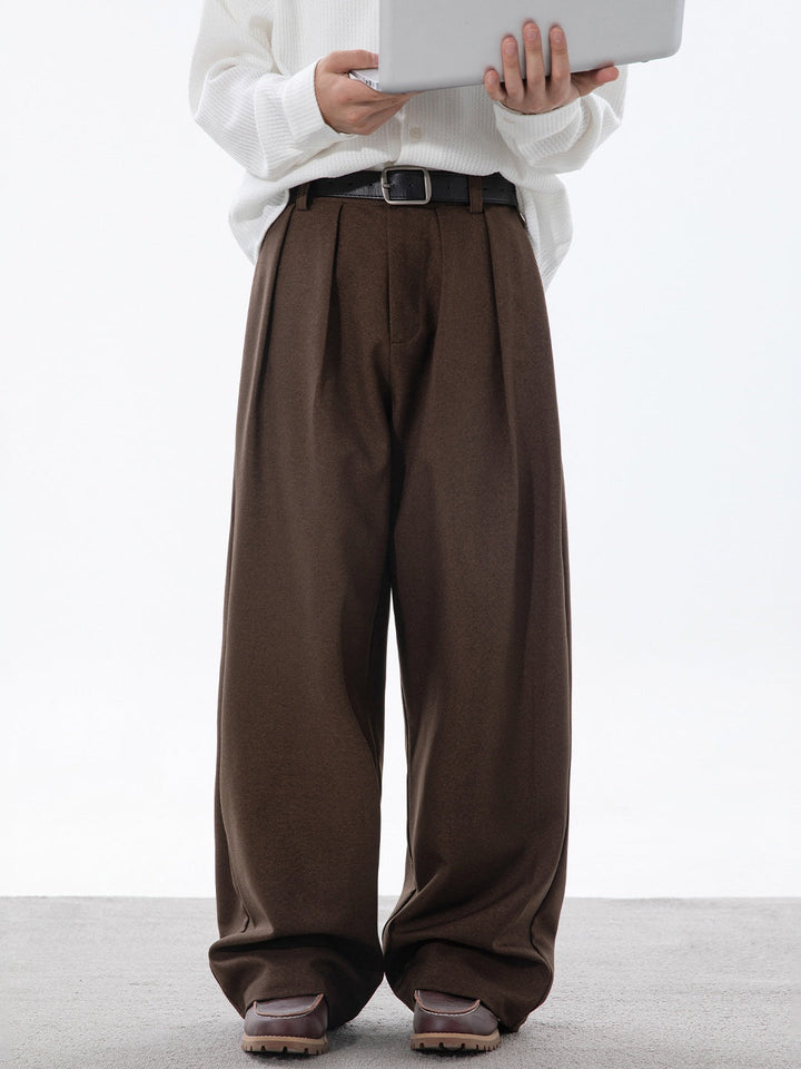 City Commuting Gathering Loose Straight Pants