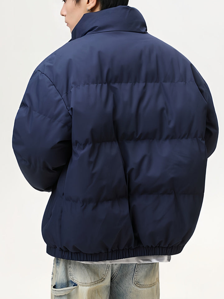 Retro Simplicity Loose Cotton-padded Jacket