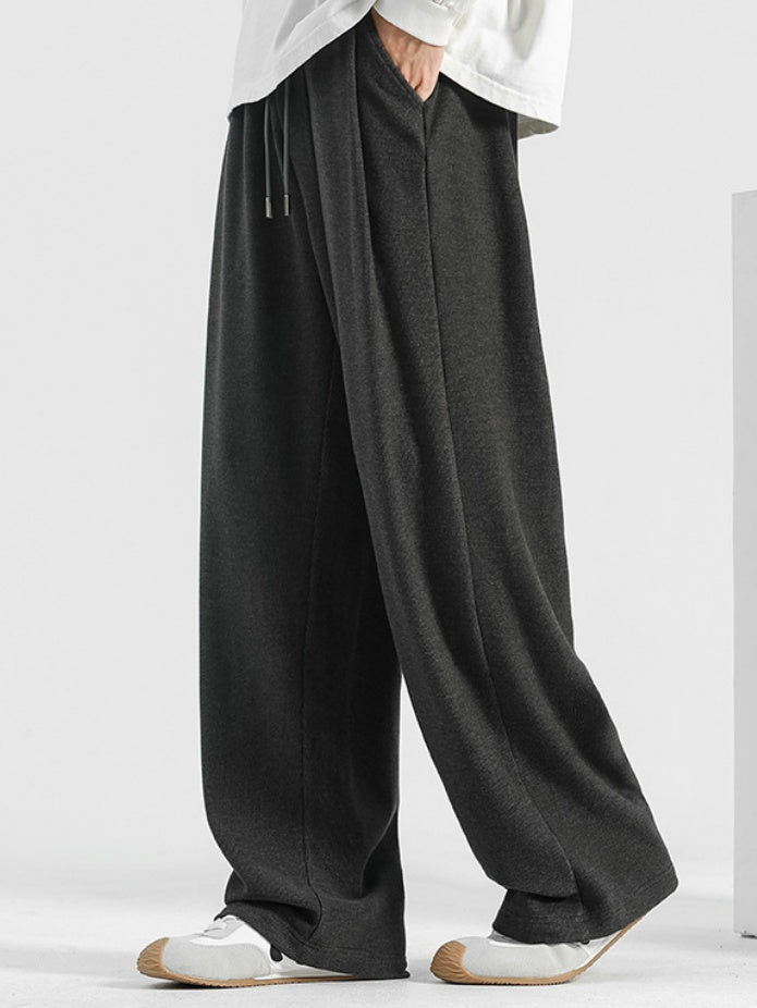 Drape Loose Sports Anti-wrinkle Leisure Wide-leg Sweatpants