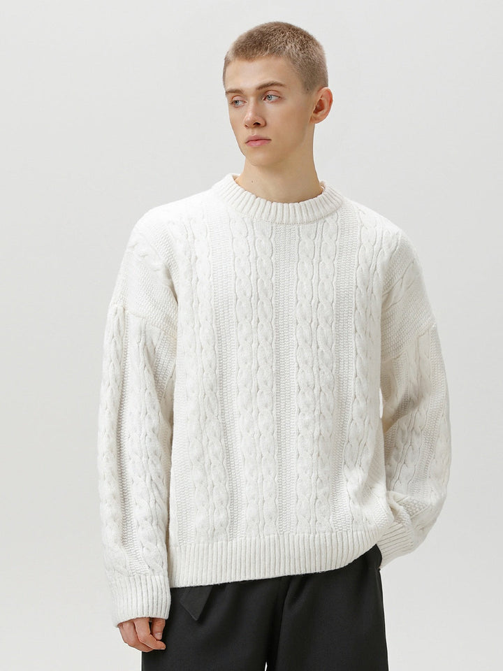 Liber Autumn Neutral wear Ribbed hem Sweaters