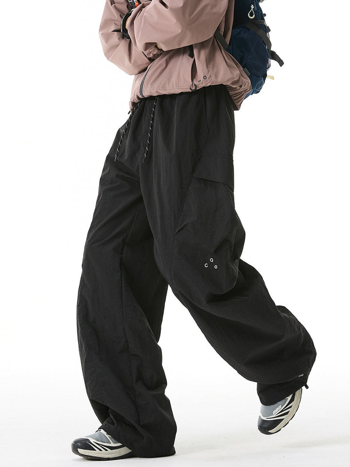 Outdoor Water-repellent Side patch pockets Tooling Loose Versatile trousers