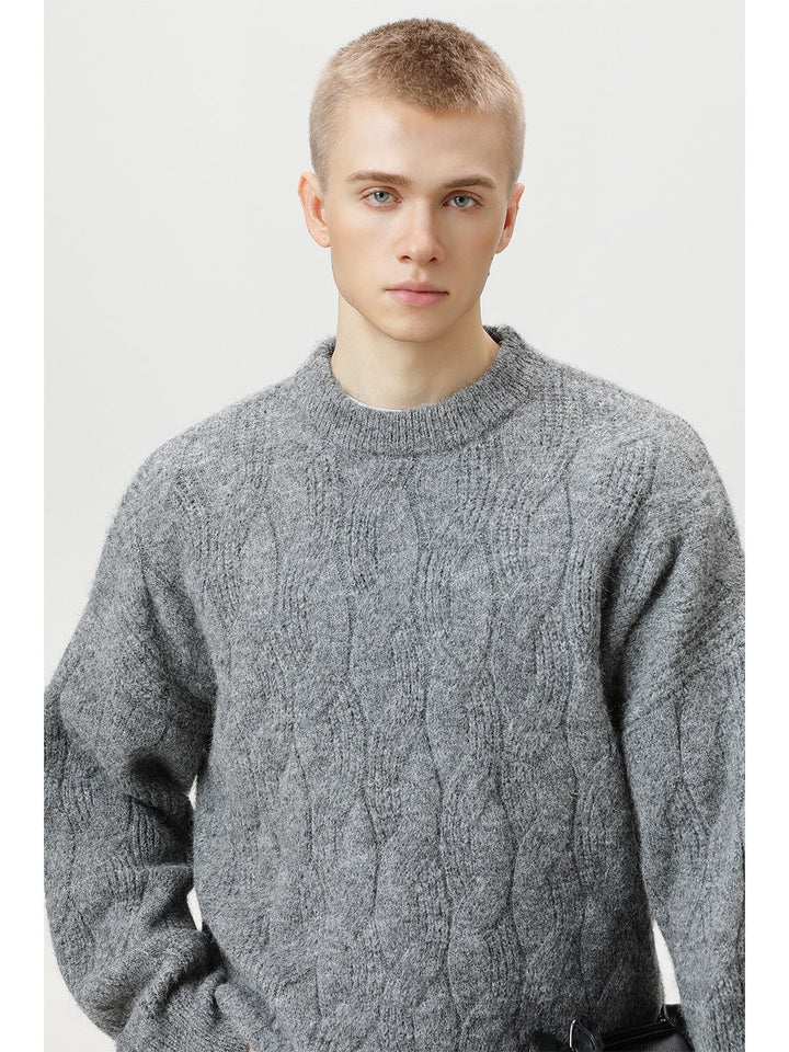 Liber Autumn Neutral wear Ribbed hem Sweaters