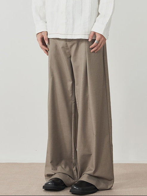 Liber Autumn Men's Pocket decoration Solid Color Pants