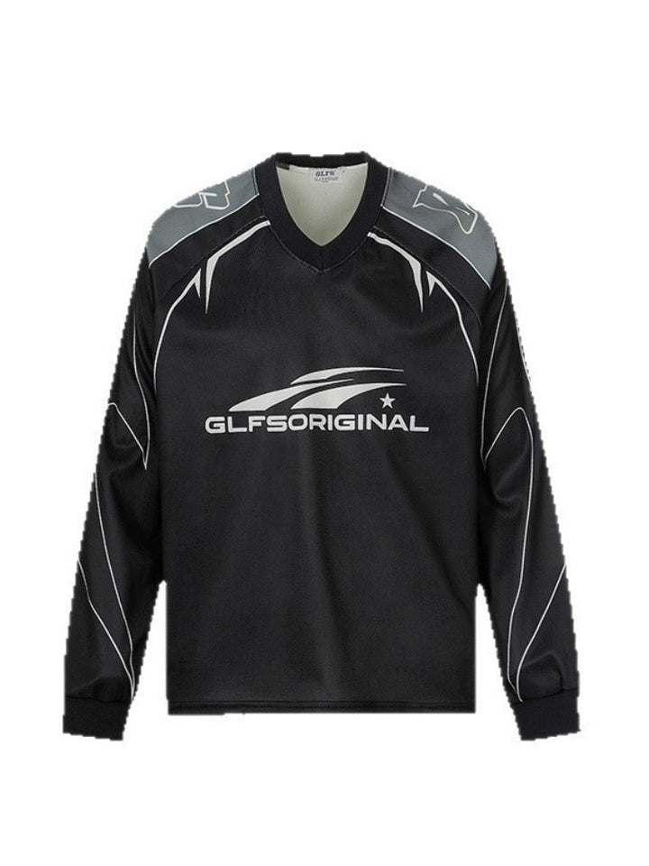 Liber Autumn Neutral wear Printed Letter T-shirts