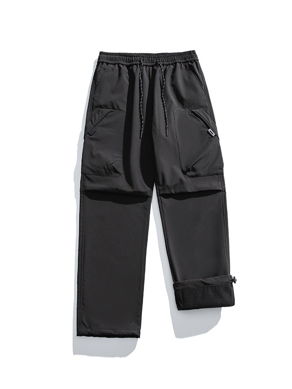 Water Proof Mountain Climbing Windproof Plush Outdoor Sports Tooling Hiking Pants