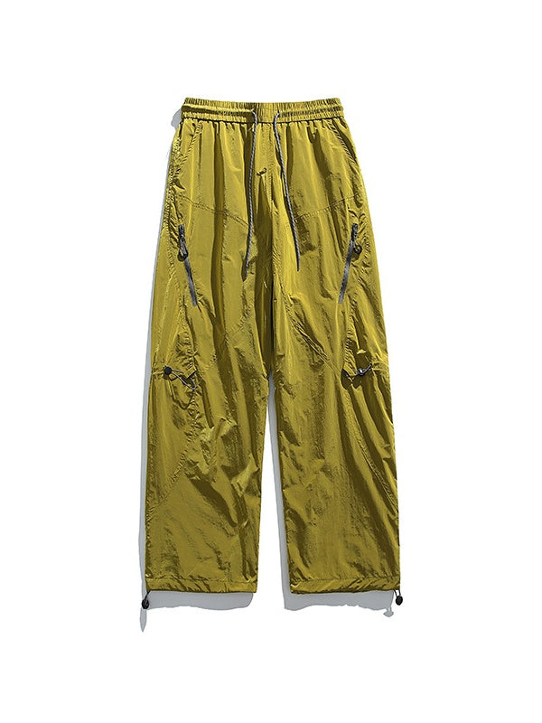 Outdoor Metal Three-proof Lightweight On Foot Straight Tooling Hiking Pants