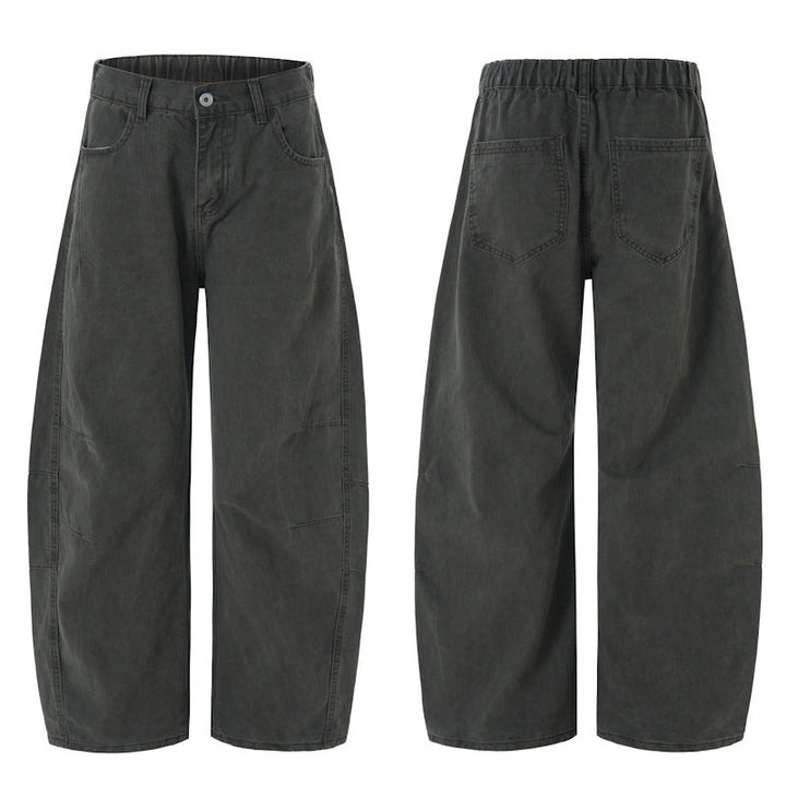 Deconstruction Machete Loose Silhouette Vintage Floor-length Pants