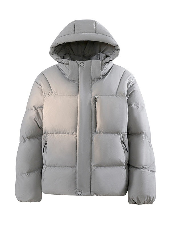 Dopamine Outdoor Three Defenses Multiple Pockets Hooded Cotton Clothes Coat