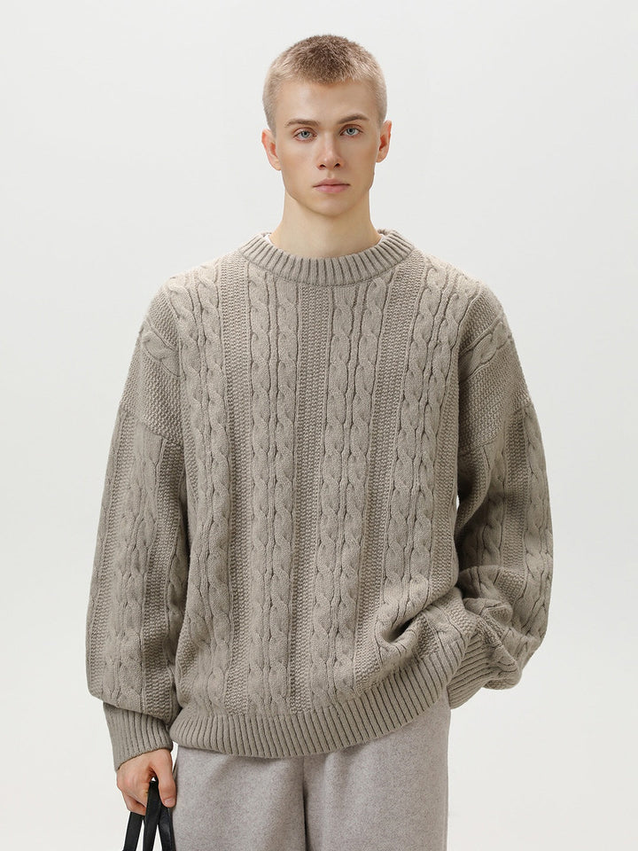Liber Autumn Neutral wear Ribbed hem Sweaters