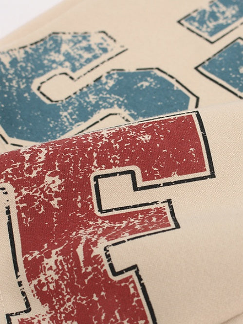 Retro Full Print Graffiti Casual Pants Plush Keep Warm Sports Pants