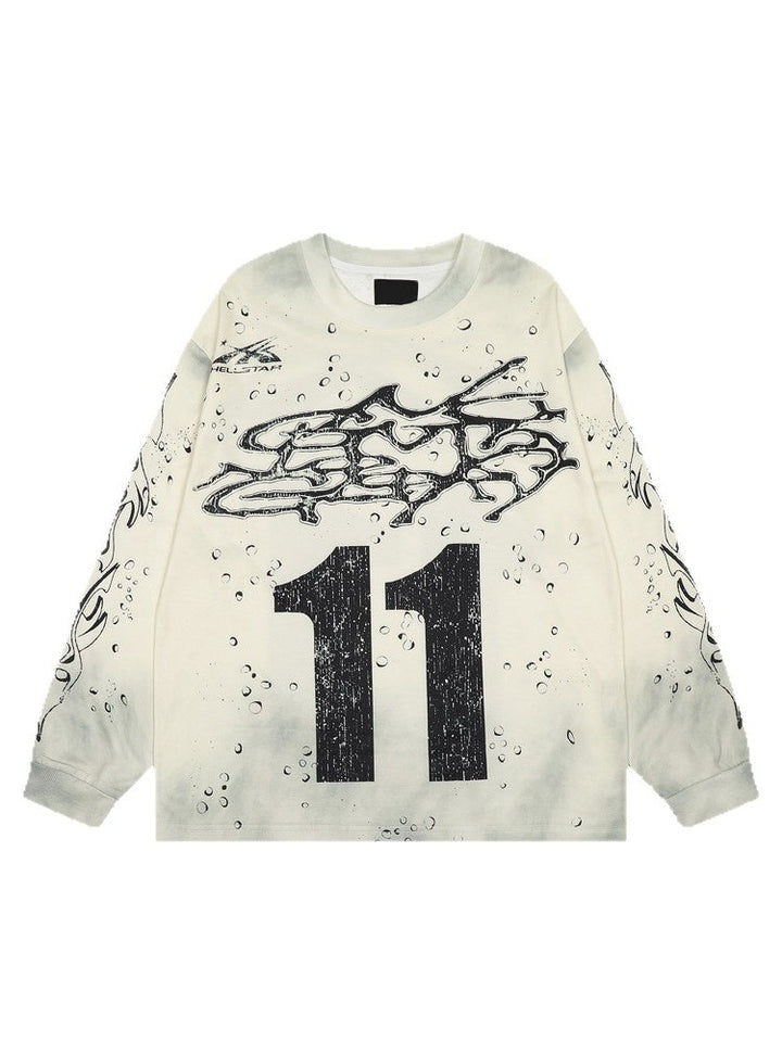 Apricot Printed Gradient T-shirts