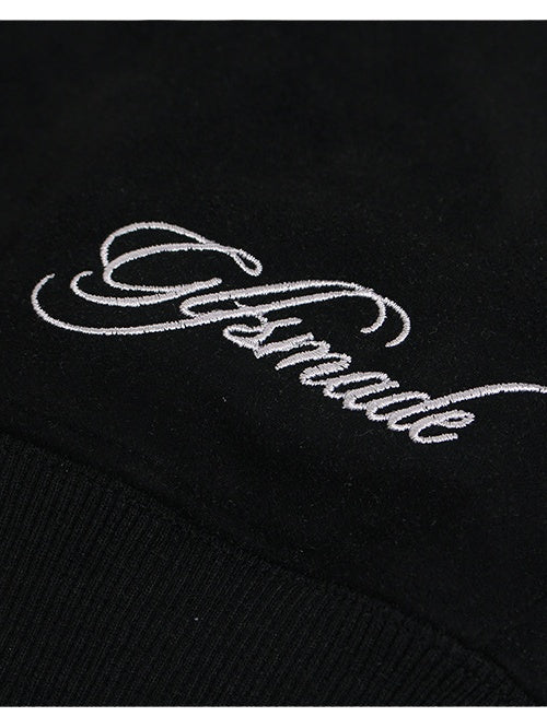 Neutral wear Zipper decoration Solid Color Sweatshirts&Hoodies