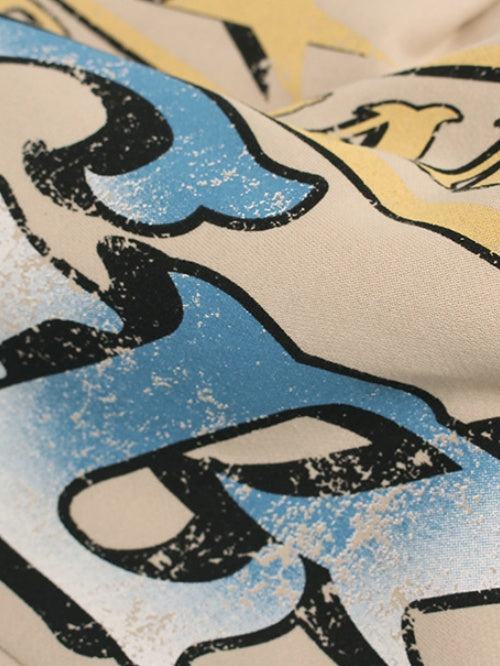 Keep Warm Plush Keep Warm Retro Gradient Print High Pants