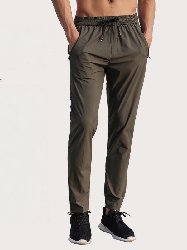 Thin Slim Breathable Wear-resistant Straight Quick-drying Running Pants