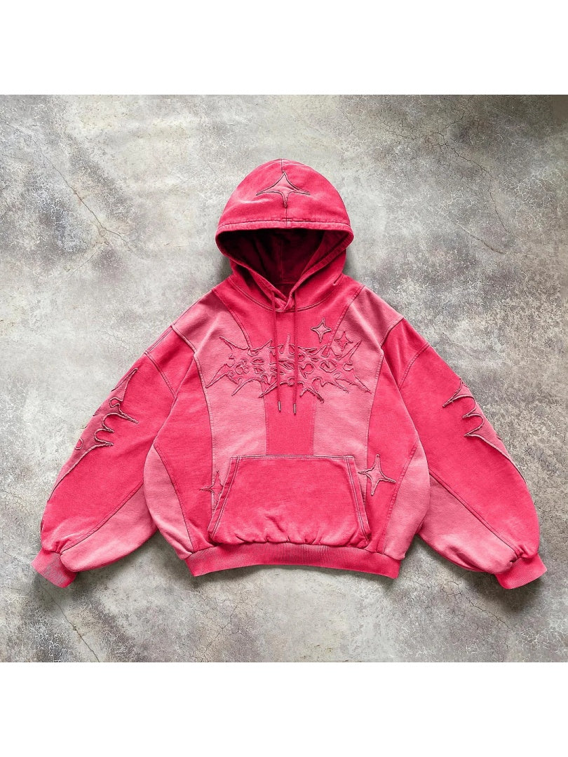 Neutral Color Block Hoodies