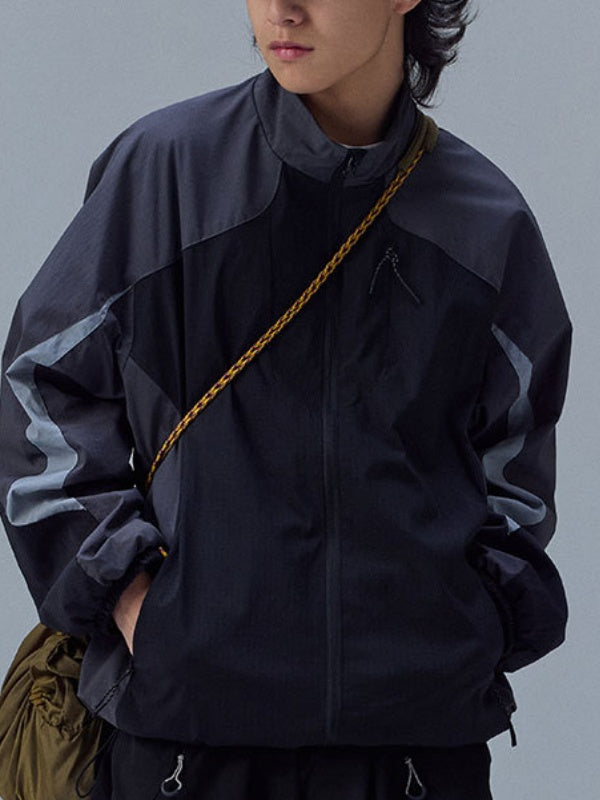 Outdoor Lightweight Water-repellent Colorblock Windbreakers