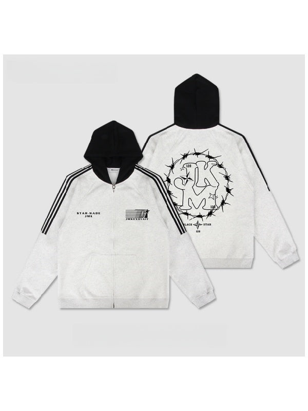 Liber Autumn Neutral wear Printed Sweatshirts&Hoodies