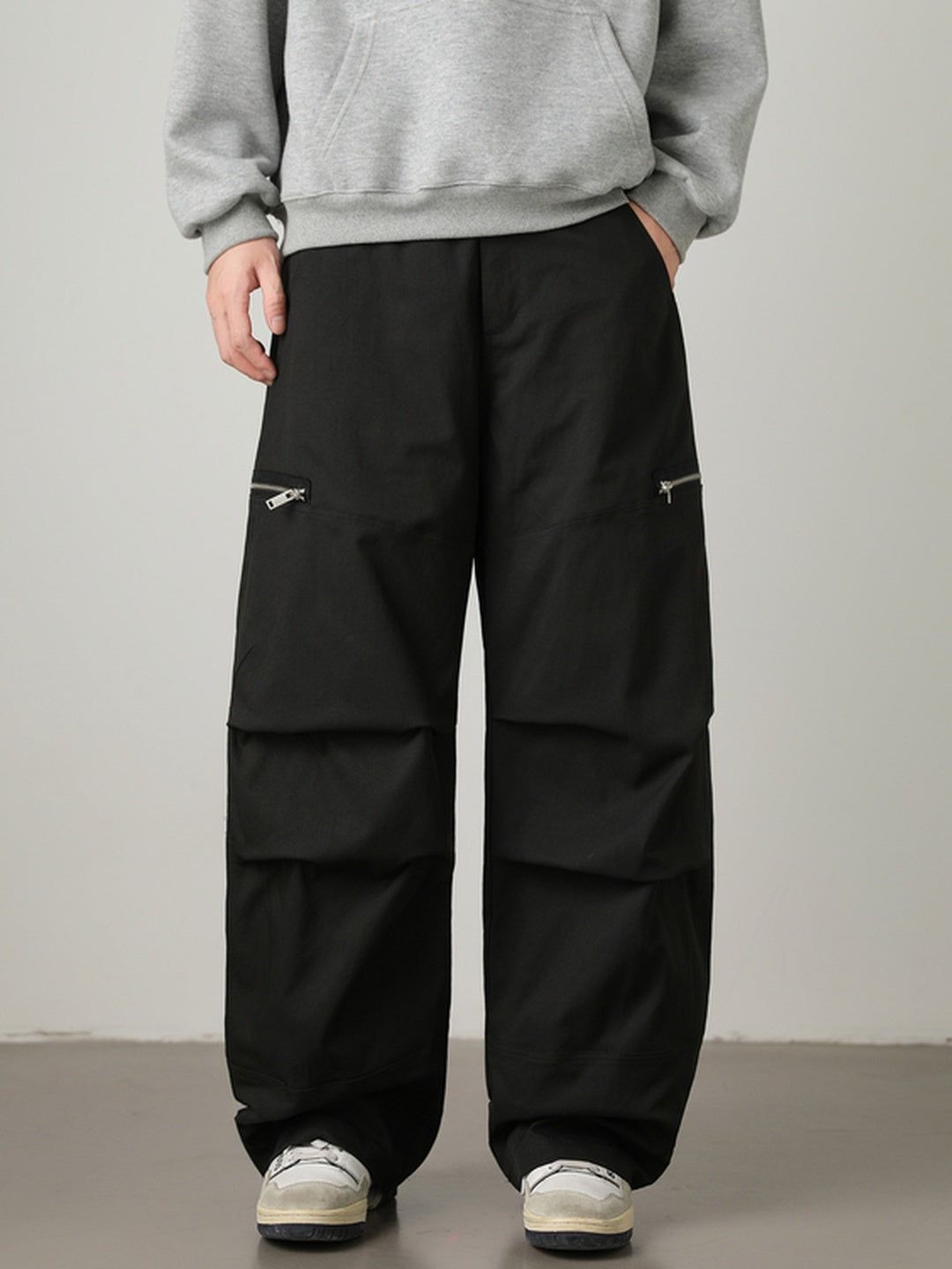 Liber Autumn Men's None Solid Color Pants