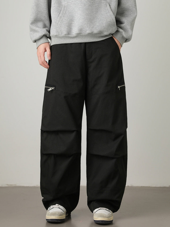 Liber Autumn Men's None Solid Color Pants