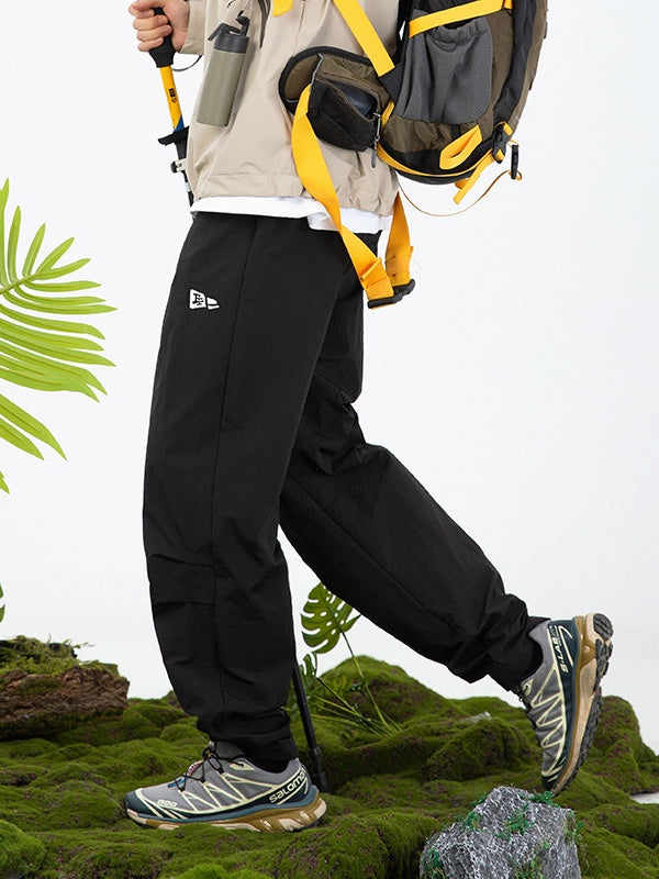 Gathering Adjustable Foot Opening Water-repellent Cargo Trousers