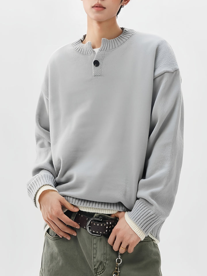 Old Money Style Leisure Solid Color V-neck Ins All-match Sweater