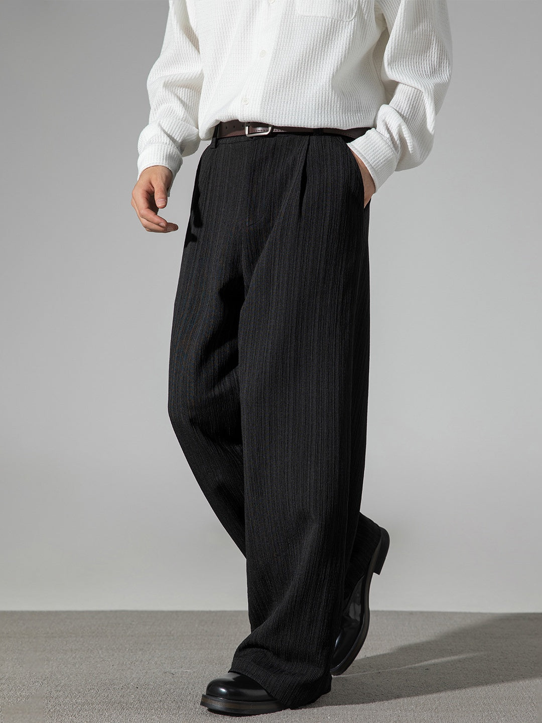 City Commuting Gathering Stripes All-match Pants