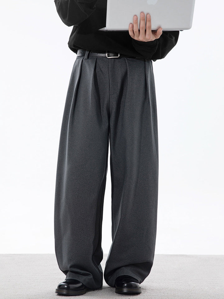 City Commuting Gathering Loose Straight Pants