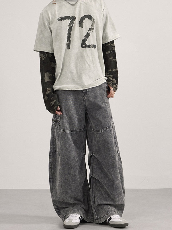 Liber Autumn Neutral wear Pocket decoration Other Cargo Trousers