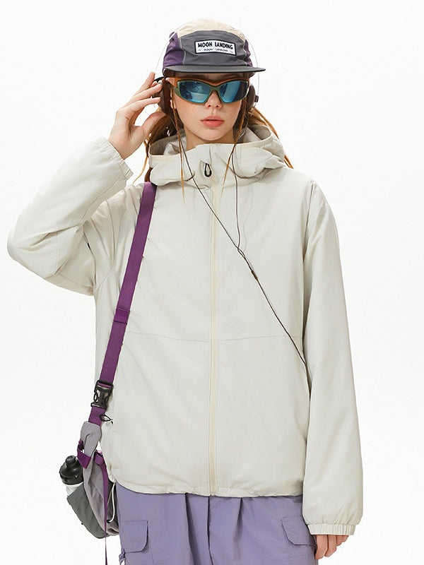 Lightweight 3M Hooded Outdoor Mountain Climbing Travel Windproof Cotton-padded Clothes Jackets