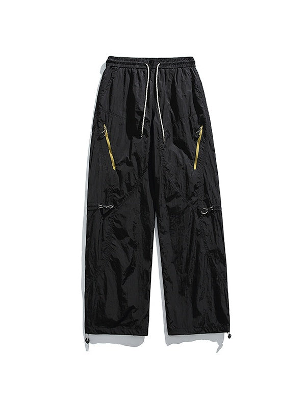 Outdoor Metal Three-proof Lightweight On Foot Straight Tooling Hiking Pants