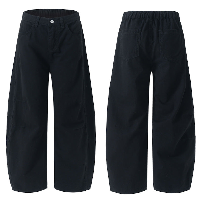 Deconstruction Machete Loose Silhouette Vintage Floor-length Pants