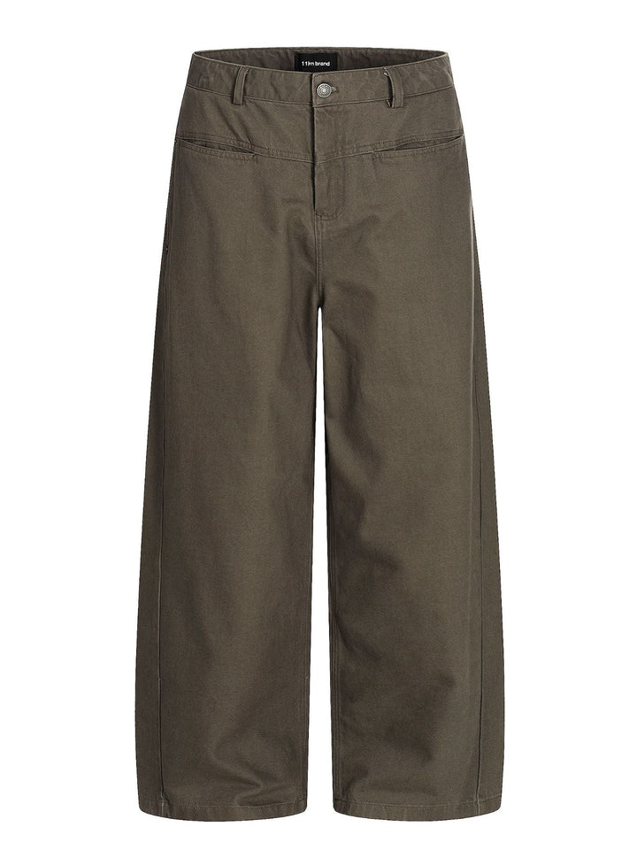 Retro Machete Old Money Style Loose Cleanfit Silhouette Cargo Trousers